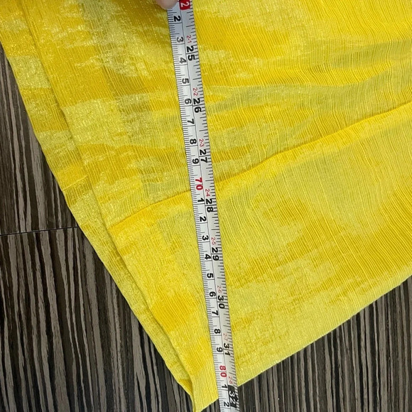 Nine West Sunshine Yellow Fit Flare Summer Dress Bright Bold size 6 - Picture 9 of 10